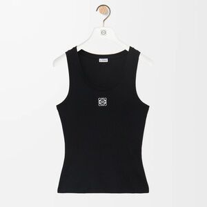 Loewe Black Tank Top with White Logo